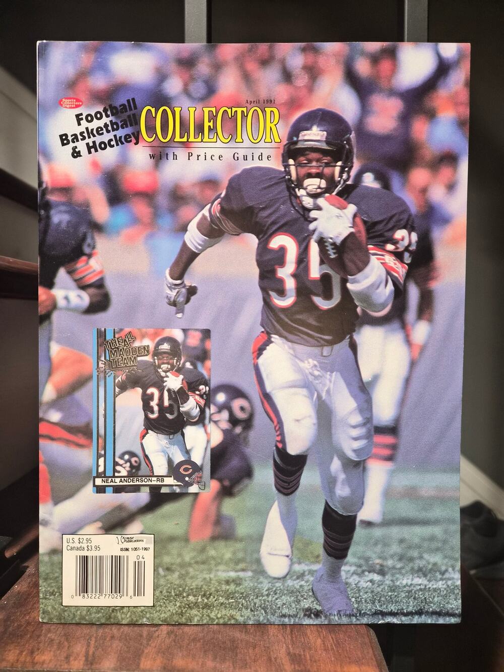 Football, Basketball & Hockey Collector Magazine April 1991 – Cards Attached